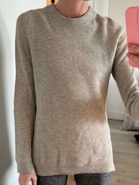 rag & bone 100% cashmere  Ribbed Crewneck Sweater